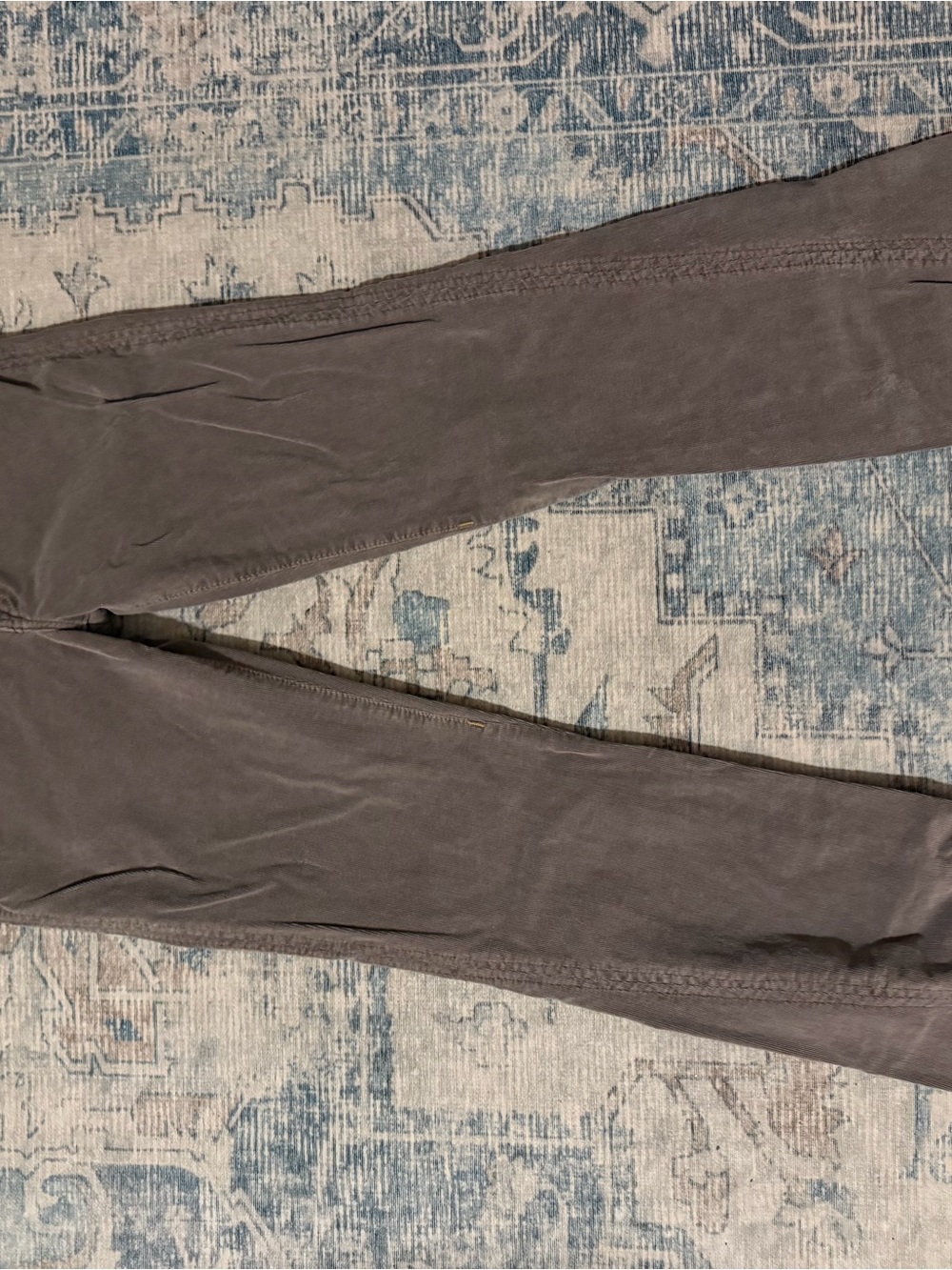 Tag Women’s Flare Corduroy Jeans — Gray/Brown Taupe